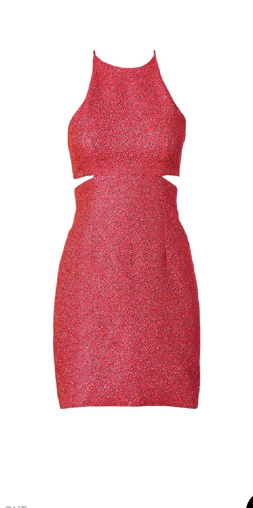 Scanlan Theodore Jacquard  Dress Coral  Size 10 photo 3