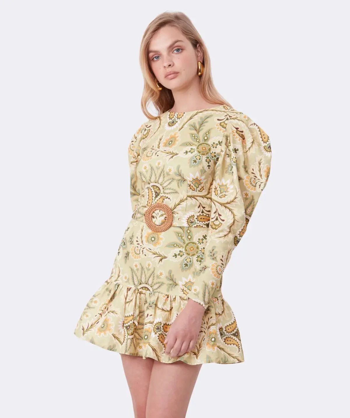 Torannce Edie All Day Dress Green/Print Size 12 photo 4