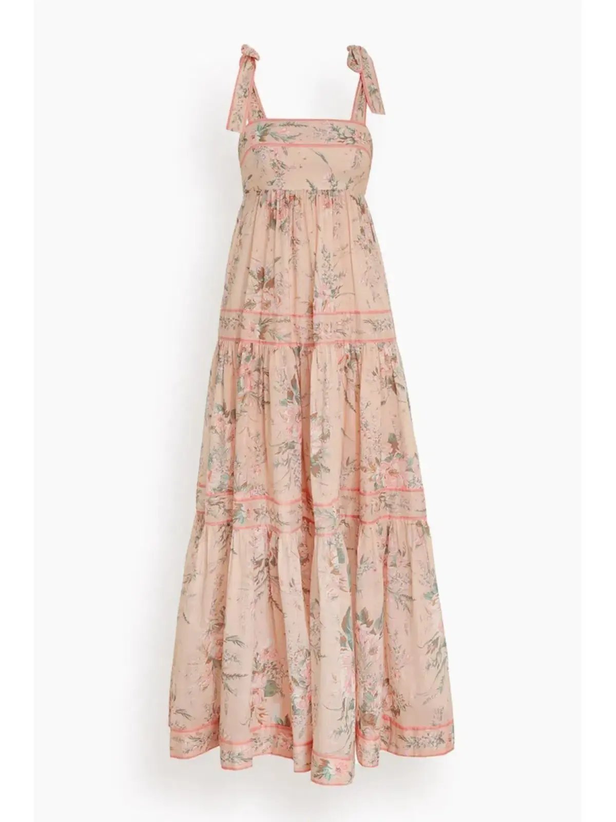 Zimmermann Moonshine Tie Shoulder Maxi Dress Floral Size 3 / AU 14 photo 3