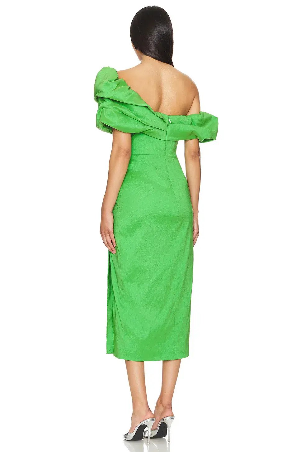 Rachel Gilbert Gia Midi Dress Green Size 3 / AU 12 photo 3