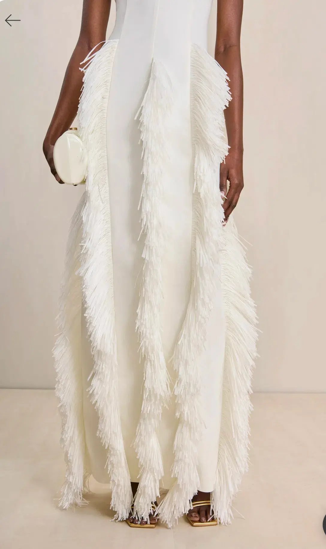 Cult Gaia Freya Gown Off White size XS photo 4