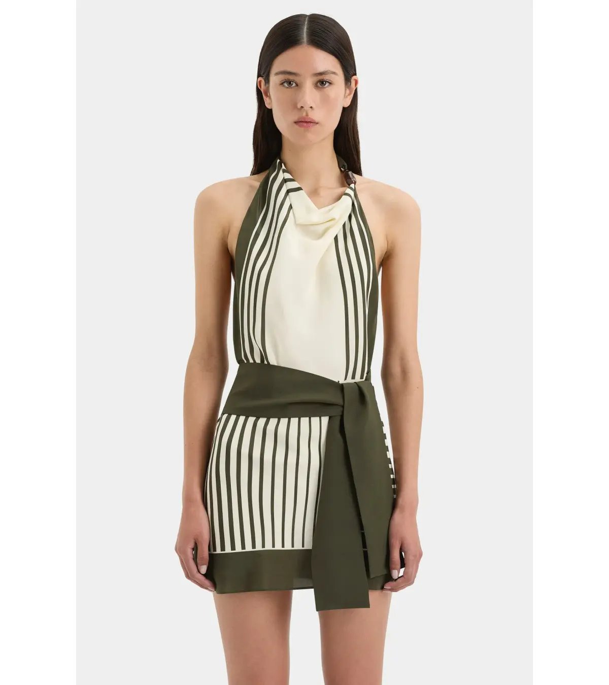 Sir the Label Leilana Mini Dress Garden Stripe Size 1 / AU 8 photo 3