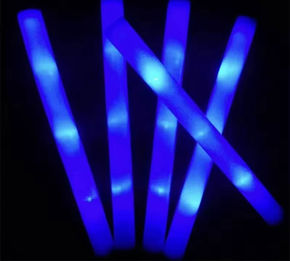 colourful RGB LED glow cheer tube foam sticks dark light for Christmas, birthday, wedding party ❤ photo 9