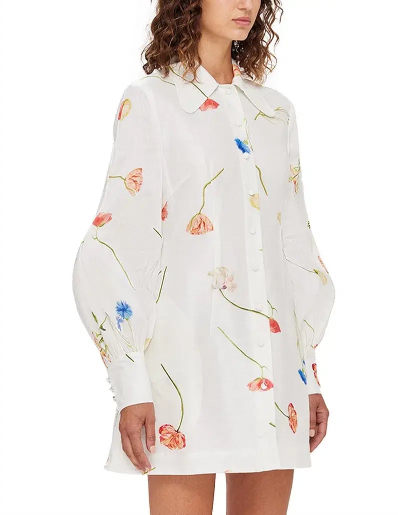 Leo Lin The Fields Linen Mini Dress size 10 photo 3