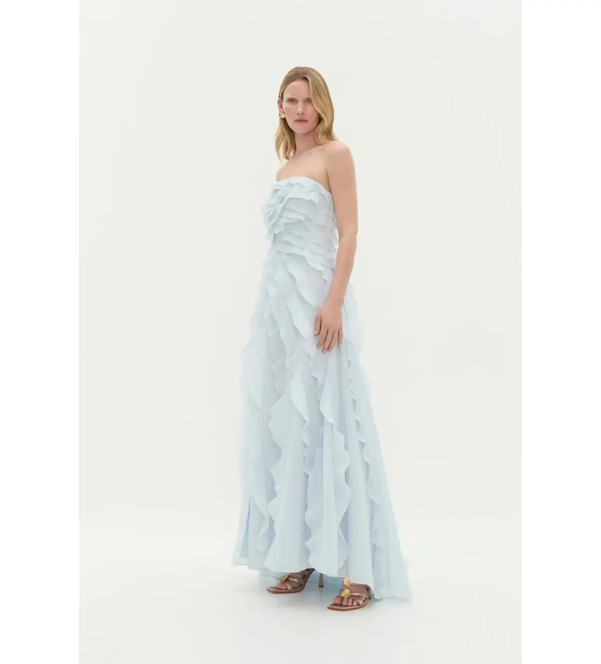 Aje Allairie Gown Pastel Blue Size AU 6 photo 2