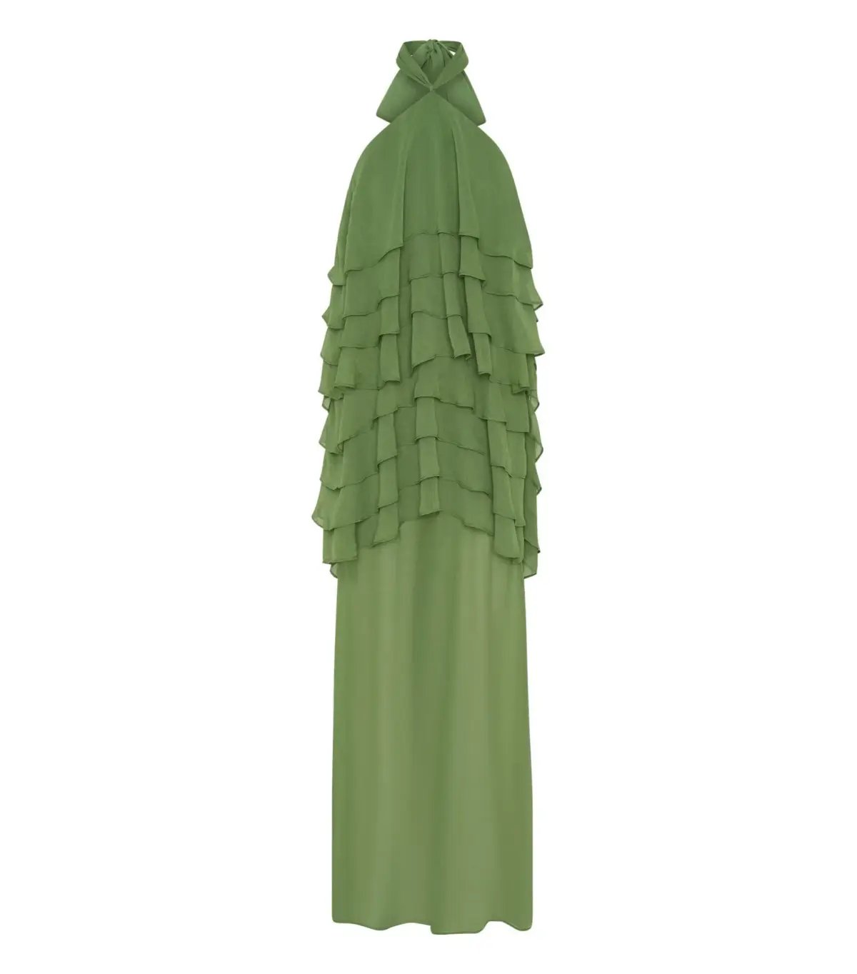 Third Form Gaia Tiered Maxi Dress in Juniper Size AU 8 photo 5