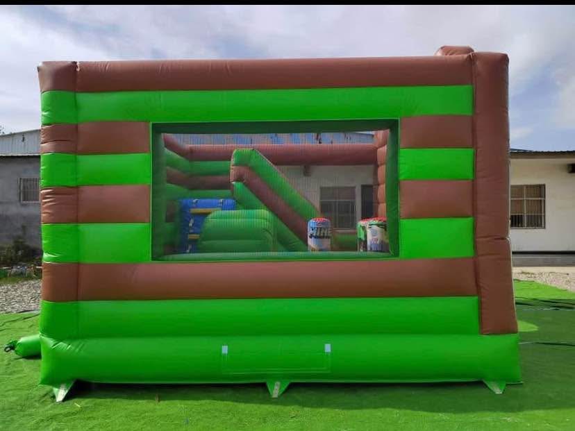 Minecraft Jumping Castle For Hire w/ FREE Bubble Blower Machine photo 6