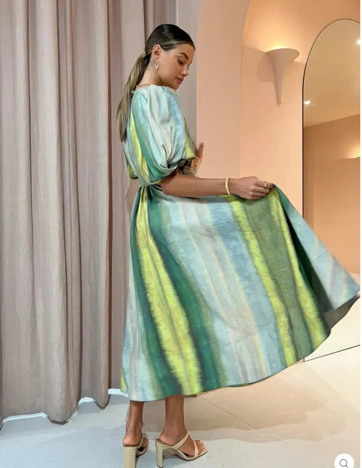Acler Cumberland Top And Skirt Set Print Size 6 photo 3