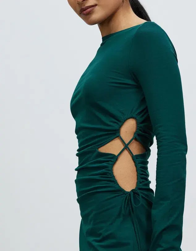 Camilla and Marc Alexandre Midi Dress Emerald Green Size 8 photo 4