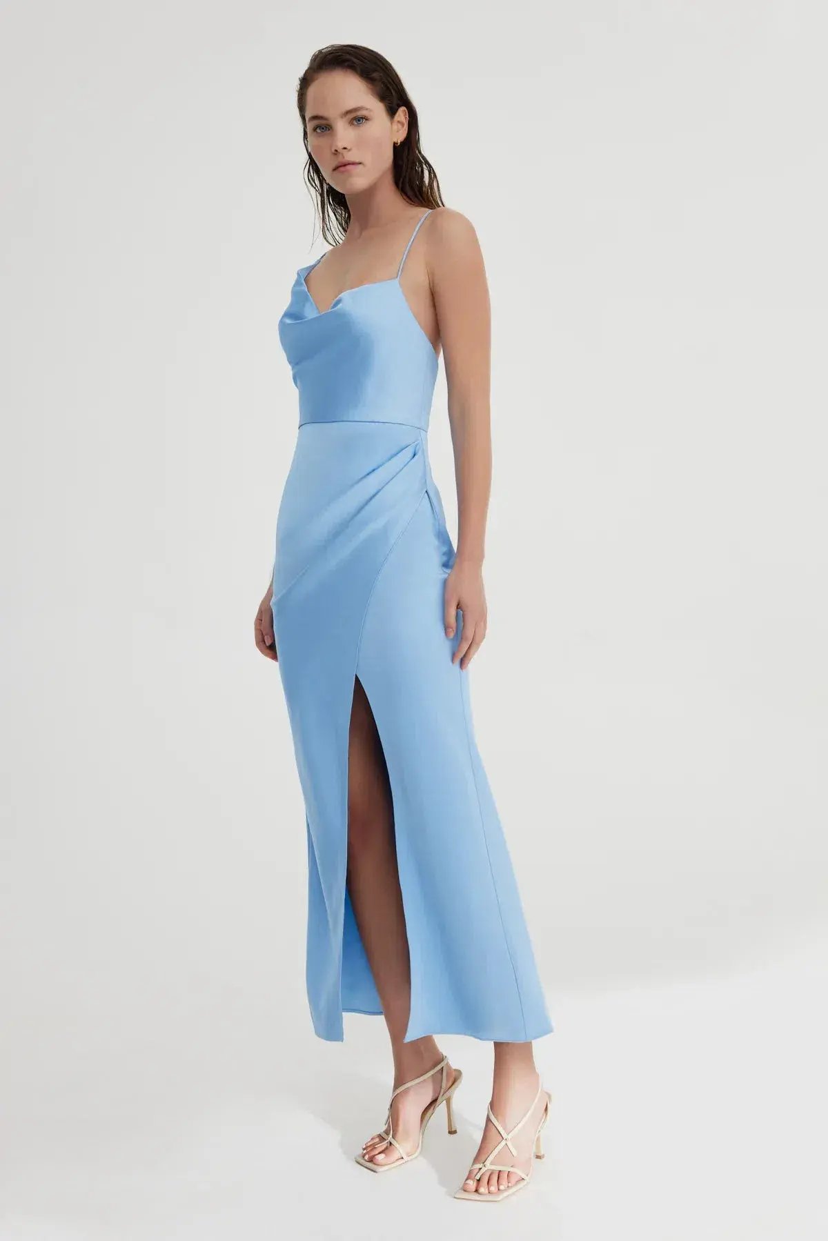 Significant Other Aria Dress Blue Size 8 photo 4