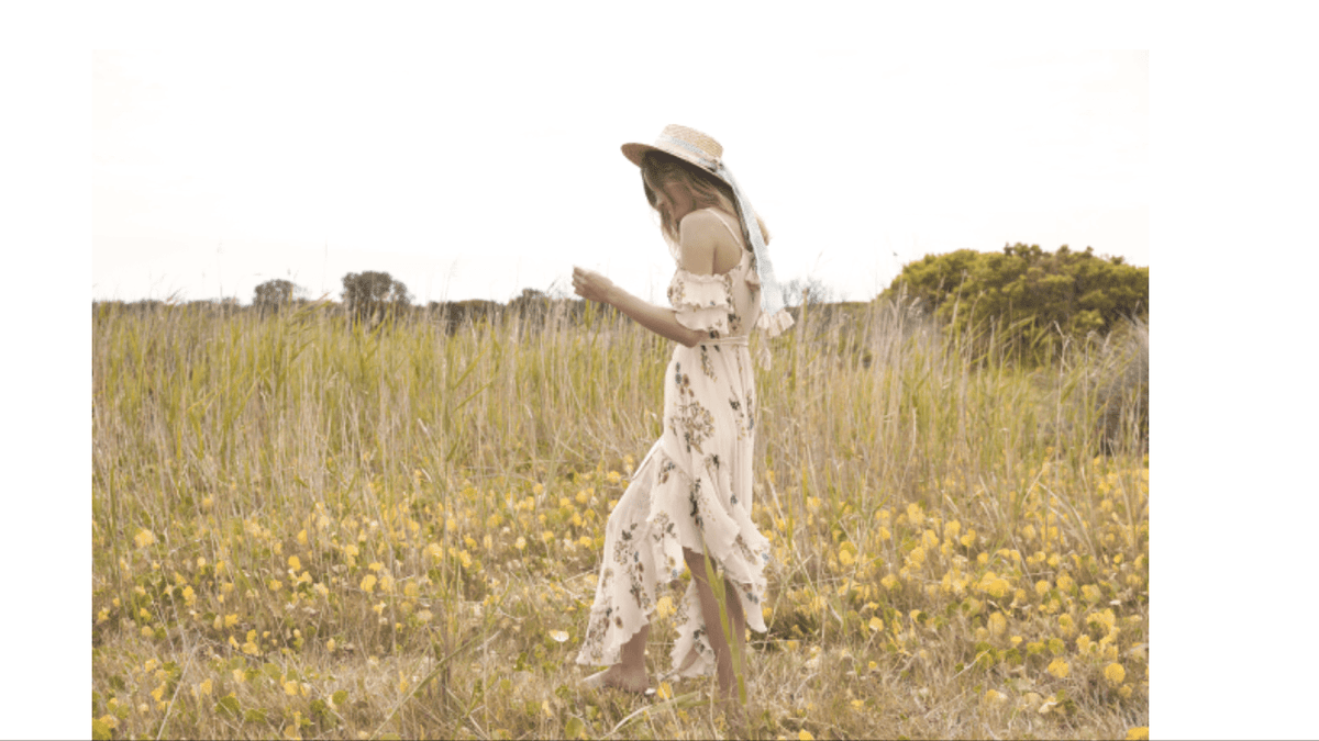 We Are Kindred Country Field Maxi Dress Floral Size 6 photo 2