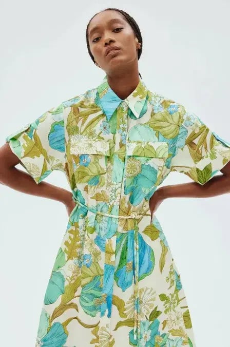 Alemais Janis Shirtdress Floral Size 16 photo 2