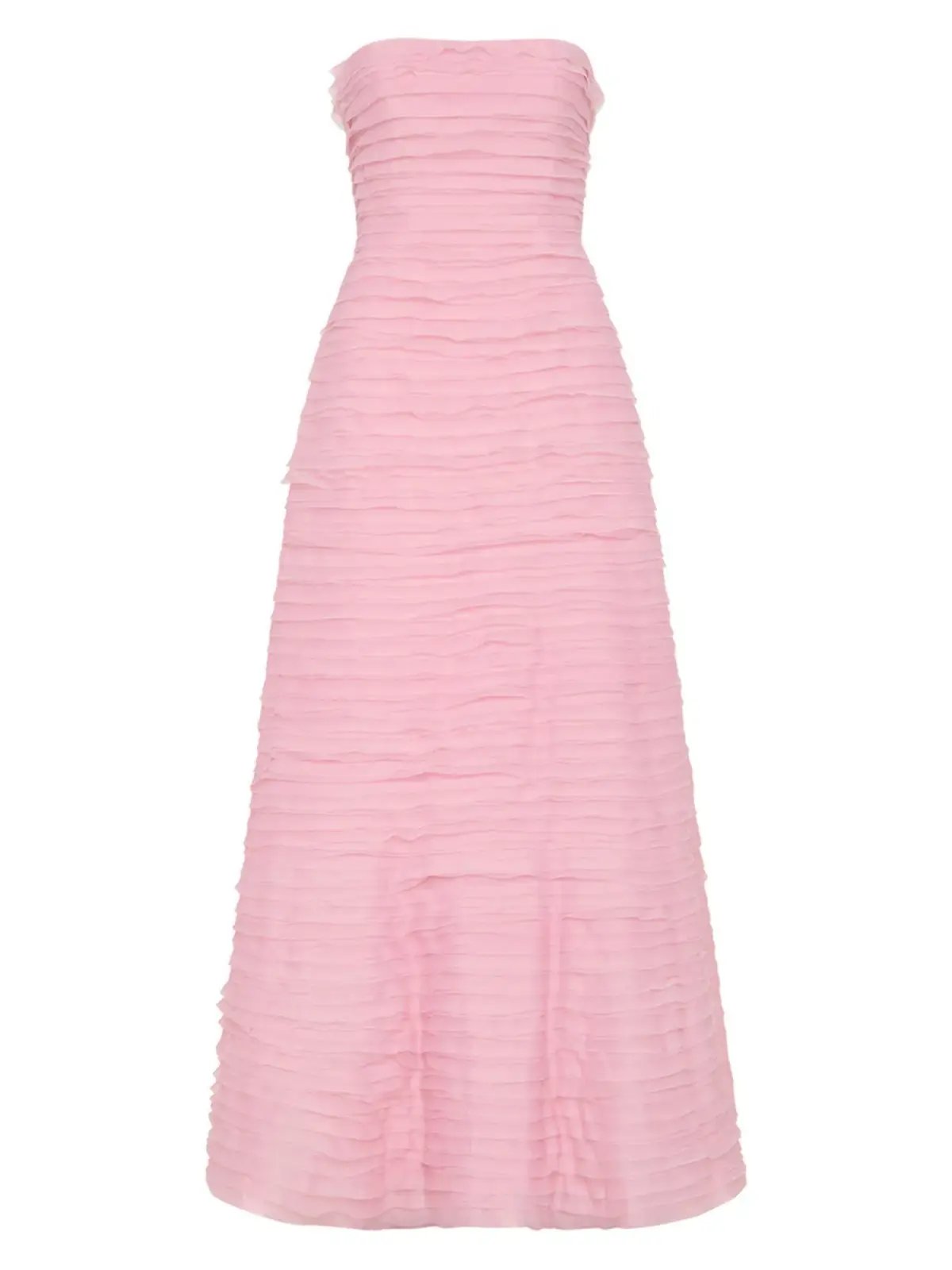 Aje Soundscape Maxi Dress in Chalk Pink Size AU 6 photo 4