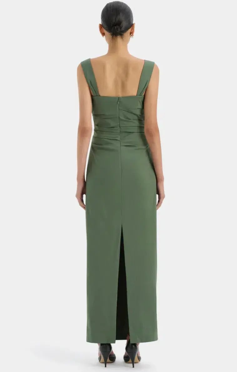 Sir The Label Florent Balconette Gown Green Size AU 12 photo 2