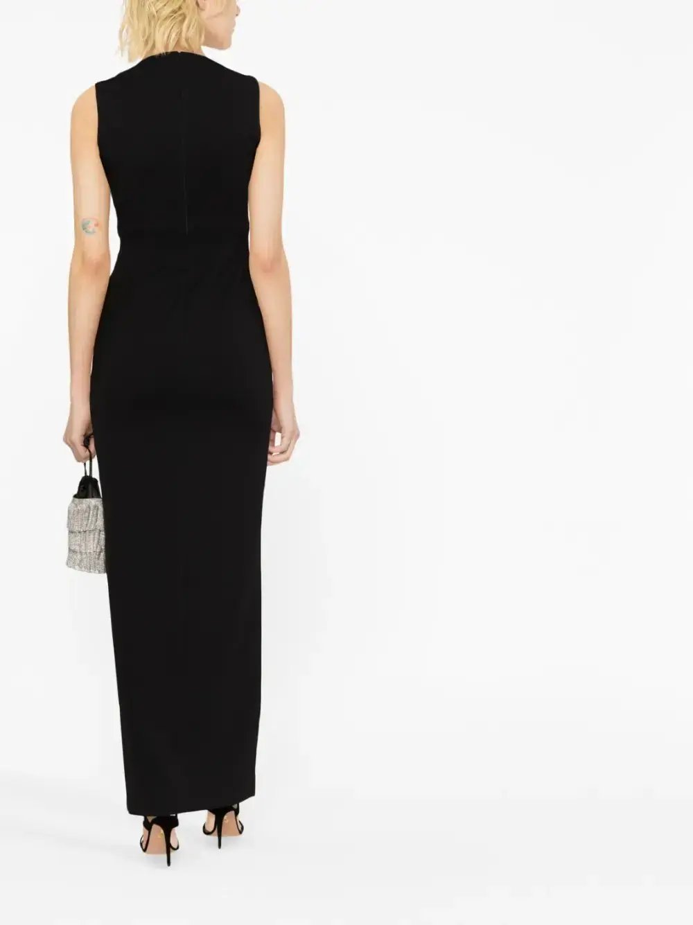 Solace London Sofia Maxi Dress in Black Size 10 photo 2