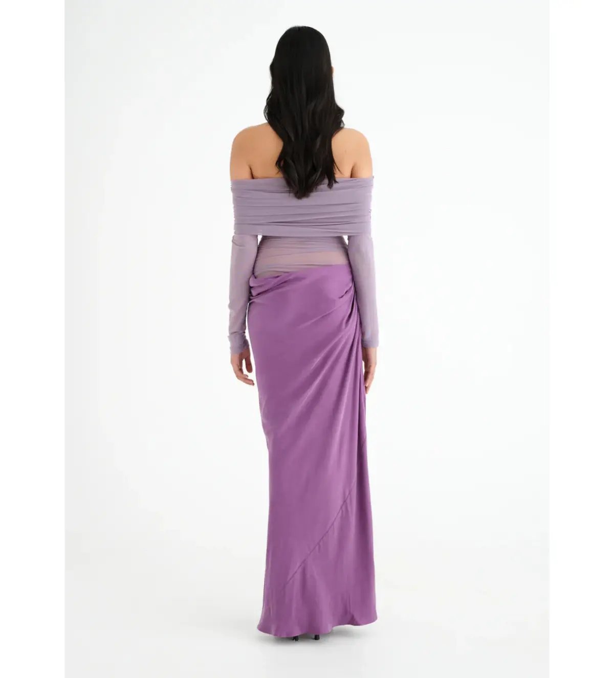 Benni Yasmin Maxi Dress Purple Size Au 10 photo 2