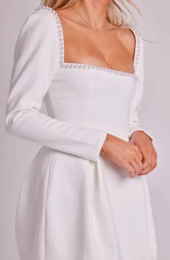 Odd Muse Pearl Dress White Size AU 14 photo 2