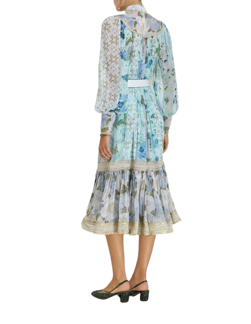 Zimmermann Rhythm Trimmed Billow Maxi Dress photo 2