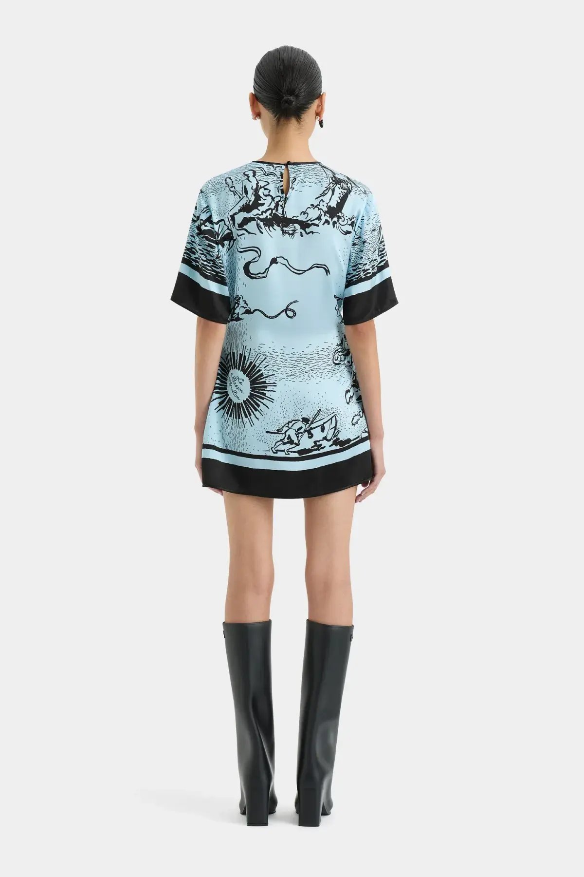 Sir the Label The Dreamwood Mini Dress in Brise Soleil Size 8 photo 3