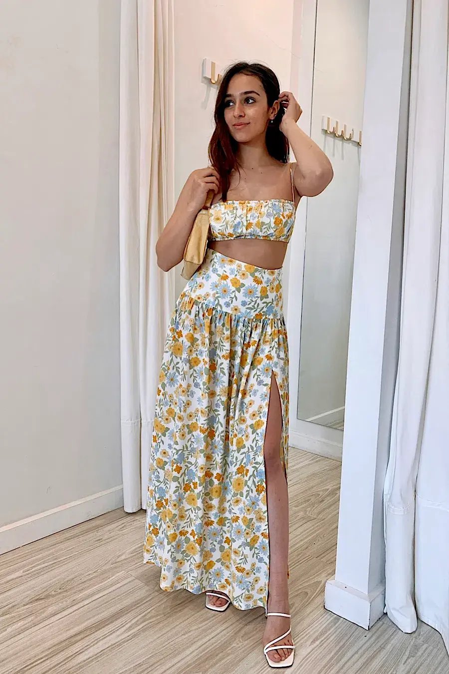 Bec & Bridge Cali Sun Top and Skirt Set Floral Size 8 photo 9
