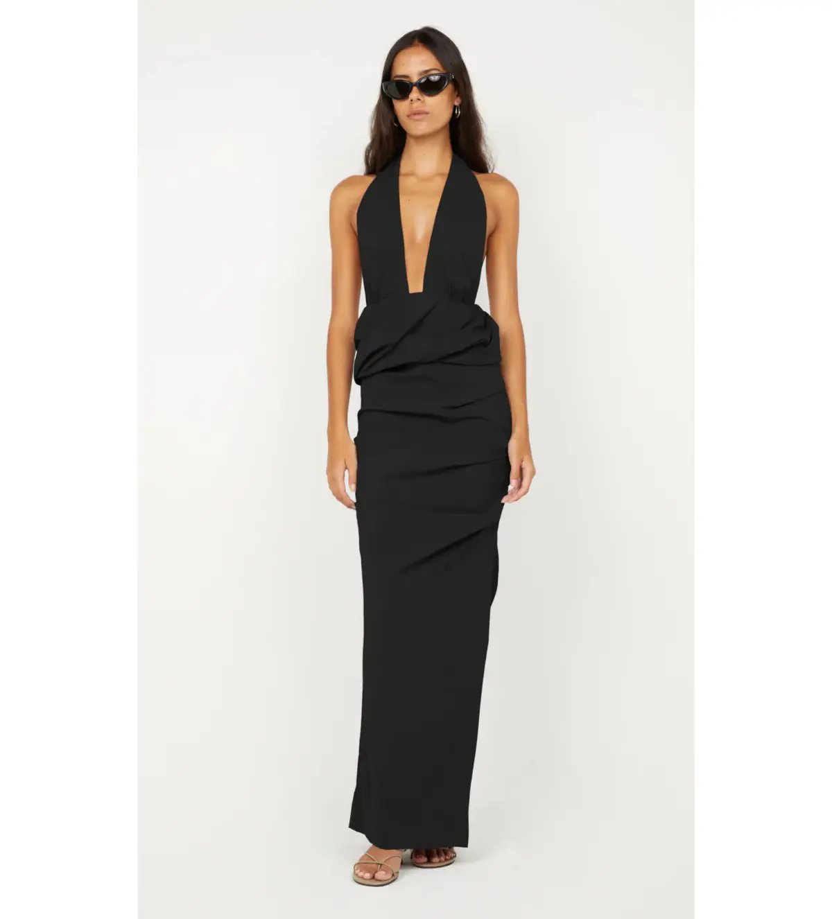 Bec and Bridge Priscilla Bubble Maxi Dress in Black Size S / AU 8 photo 2
