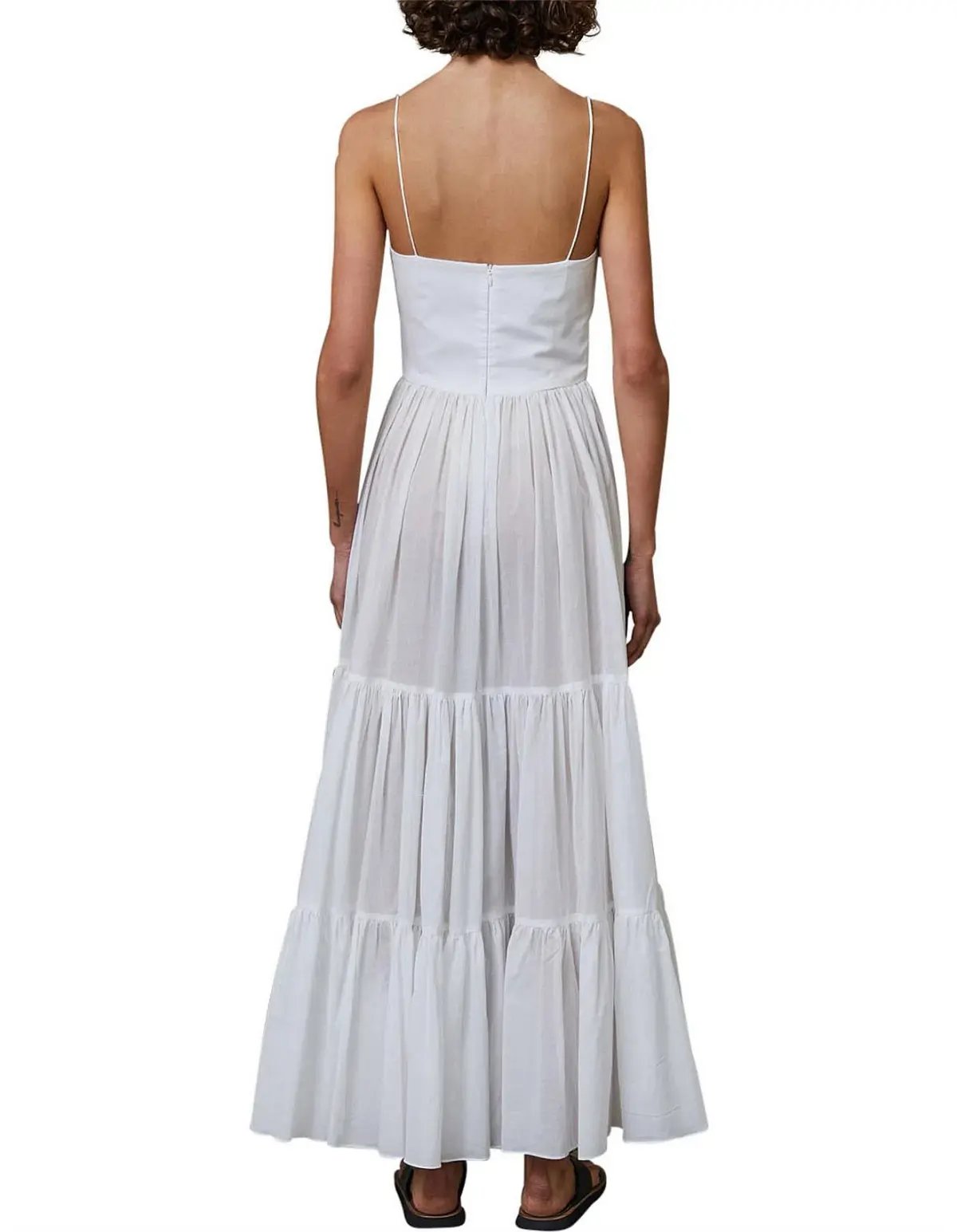 Bec & Bridge Miami Palm Midi Dress Ivory Size 10 photo 2