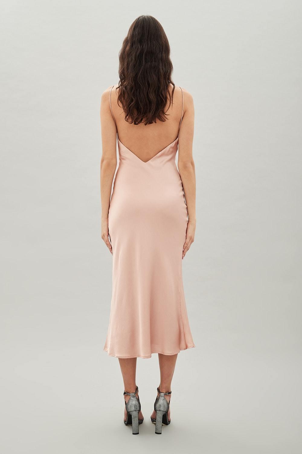 Hansen and Gretel Demi Slip Dress Blush Size 6 photo 3
