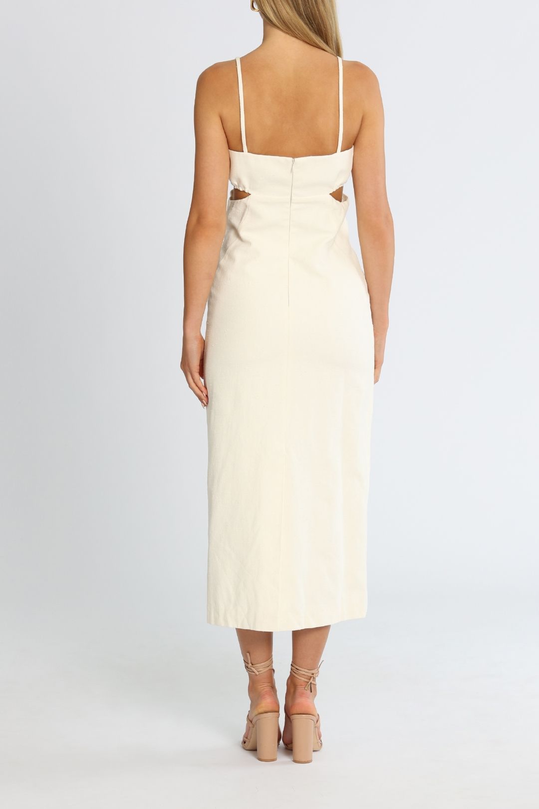 Walton Midi Dress - Cream photo 3