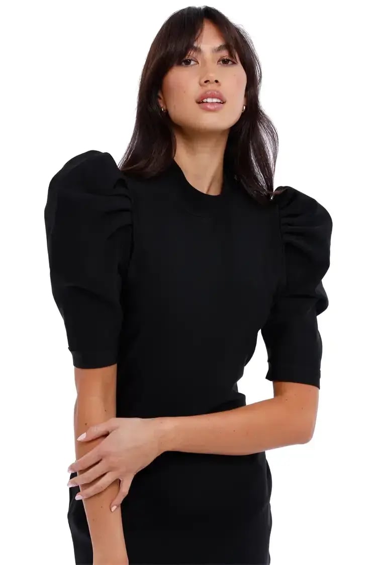 Elliatt Leona Dress in Black Size 10 photo 3