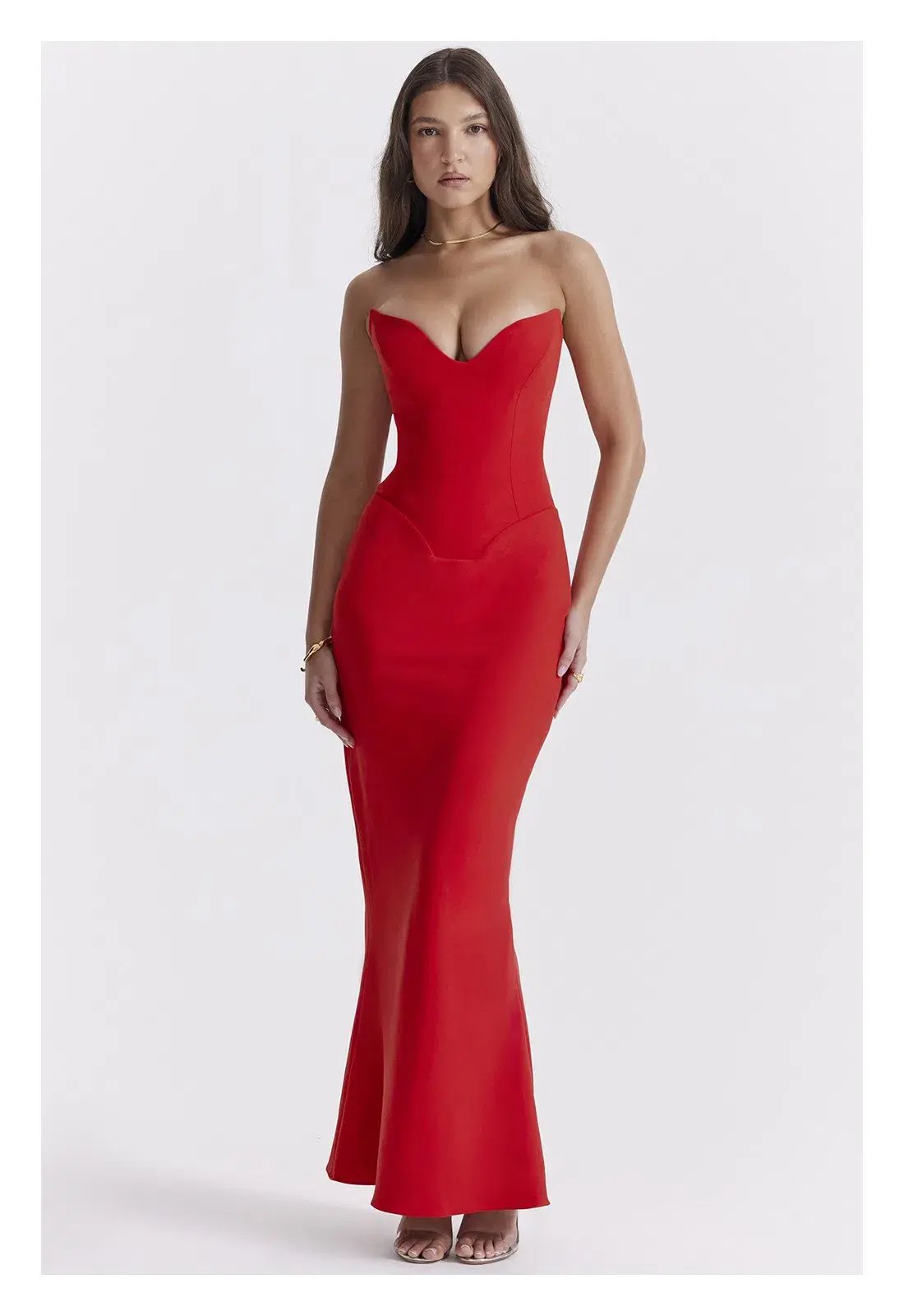 House of CB Tamara Cherry Dress Red Size S / AU 8 photo 4