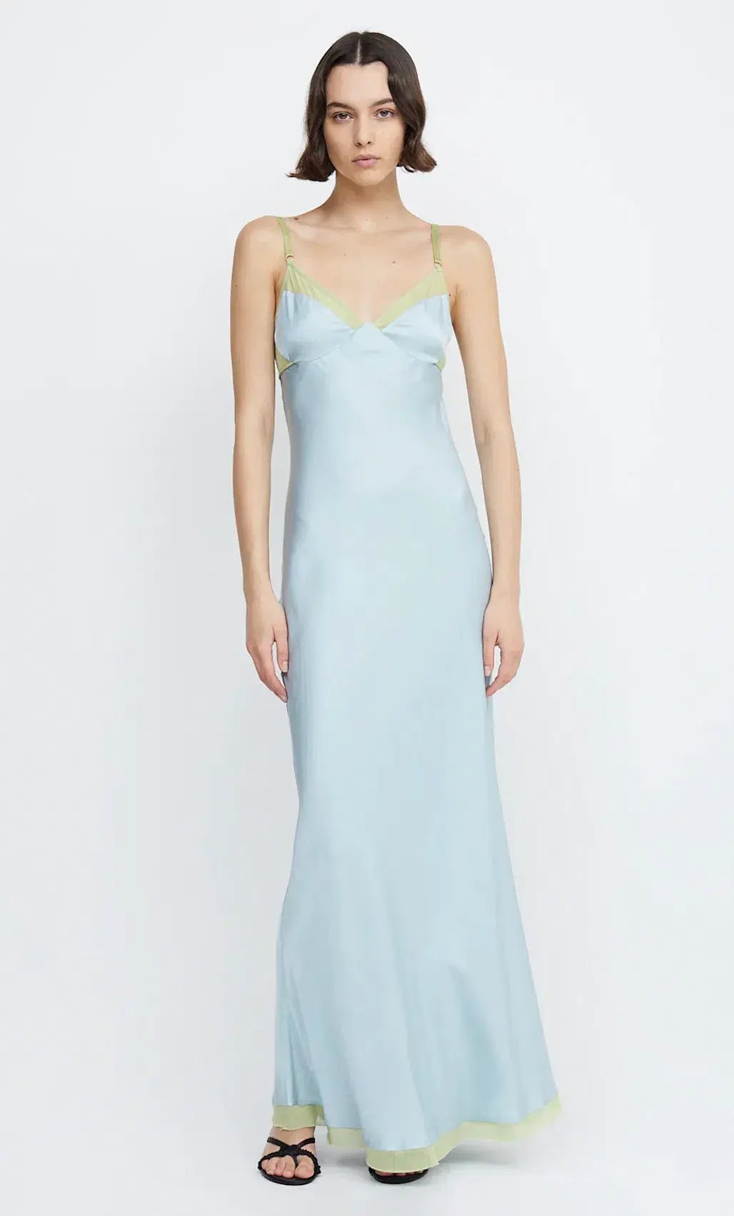 Bec & Bridge Joelle Maxi Dress Cloud Blue/Pear Size M / AU 10 photo 5