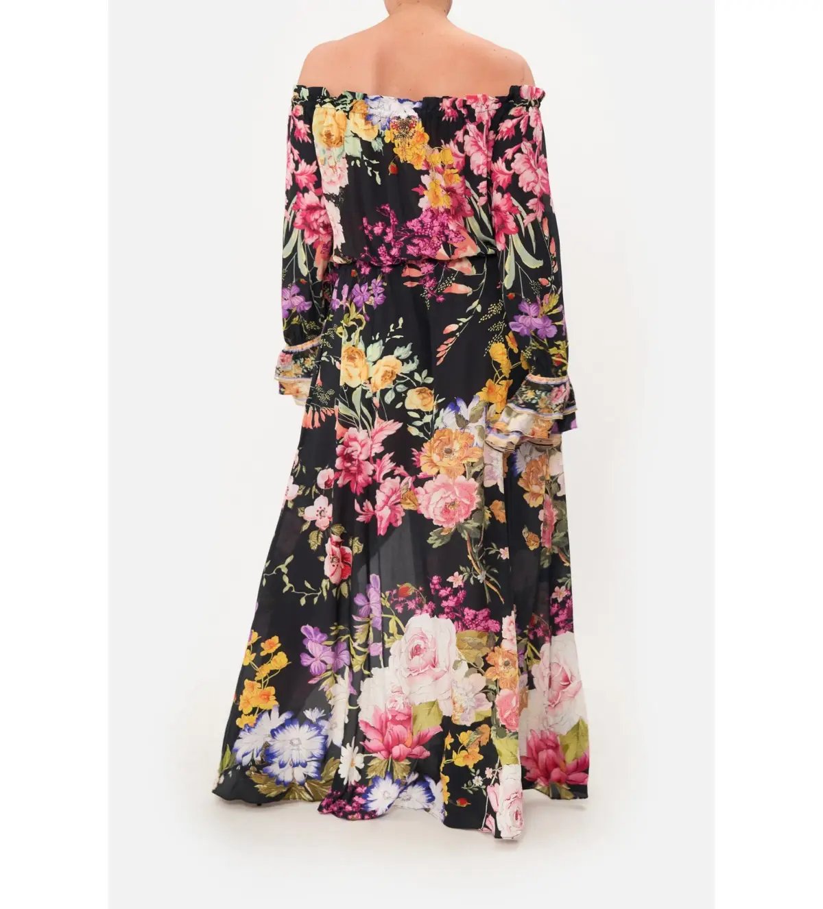 Camilla Drop Shoulder Split Maxi Dress Libertine Lady Size 16 photo 3