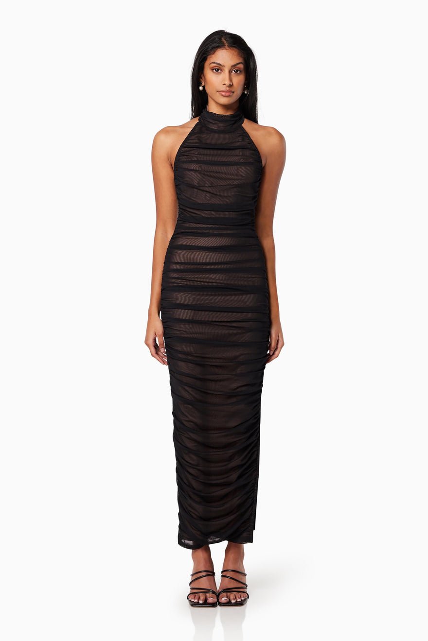 Elliatt Istanbul Maxi Dress - Black photo 3