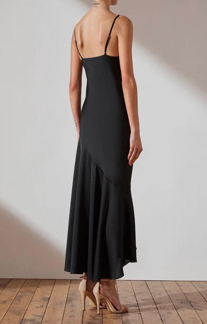Shona joy luxe bias asymmetrical slip dress photo 3