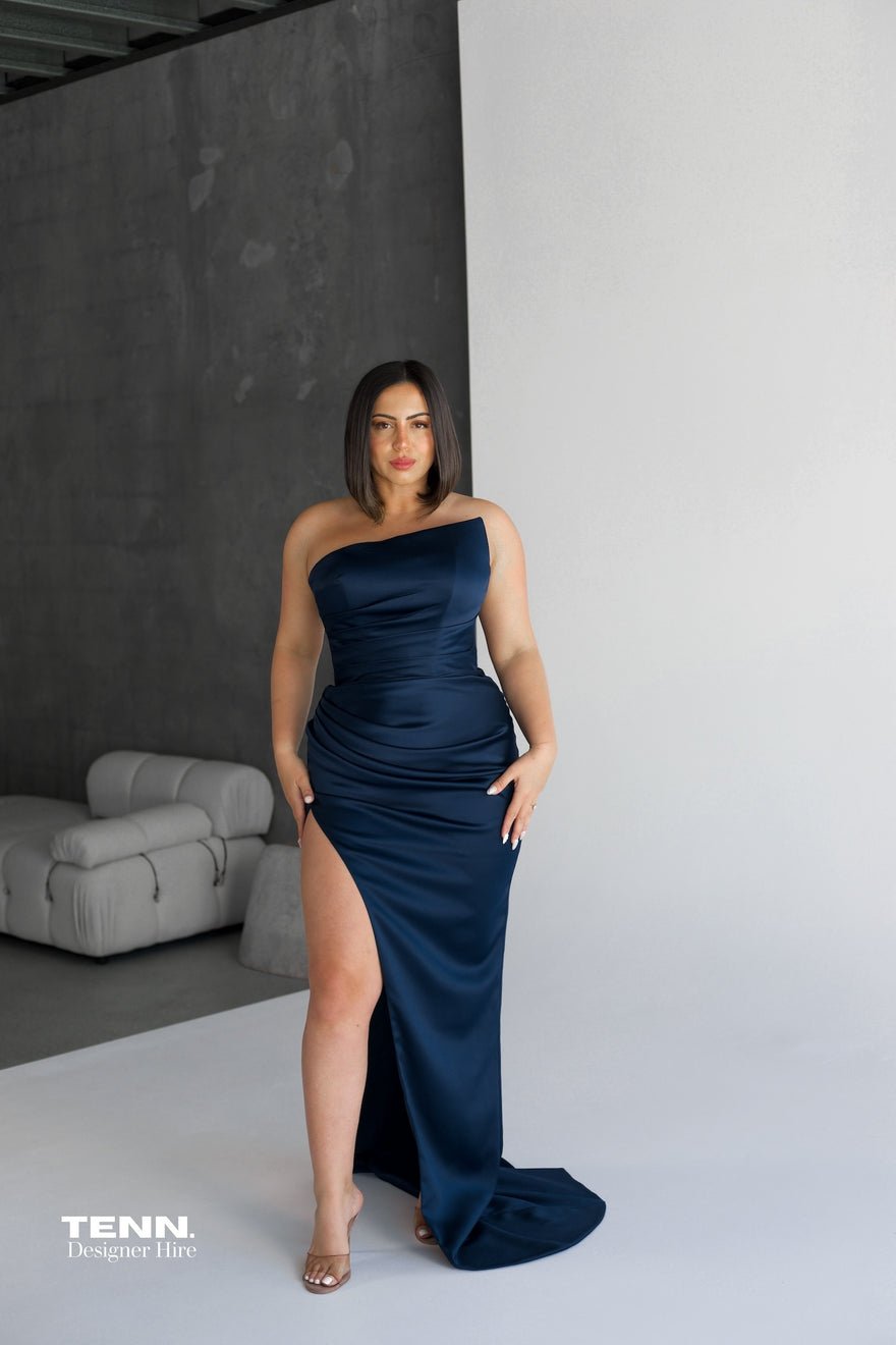 Lia Stublla Amelie Gown - Navy photo 4