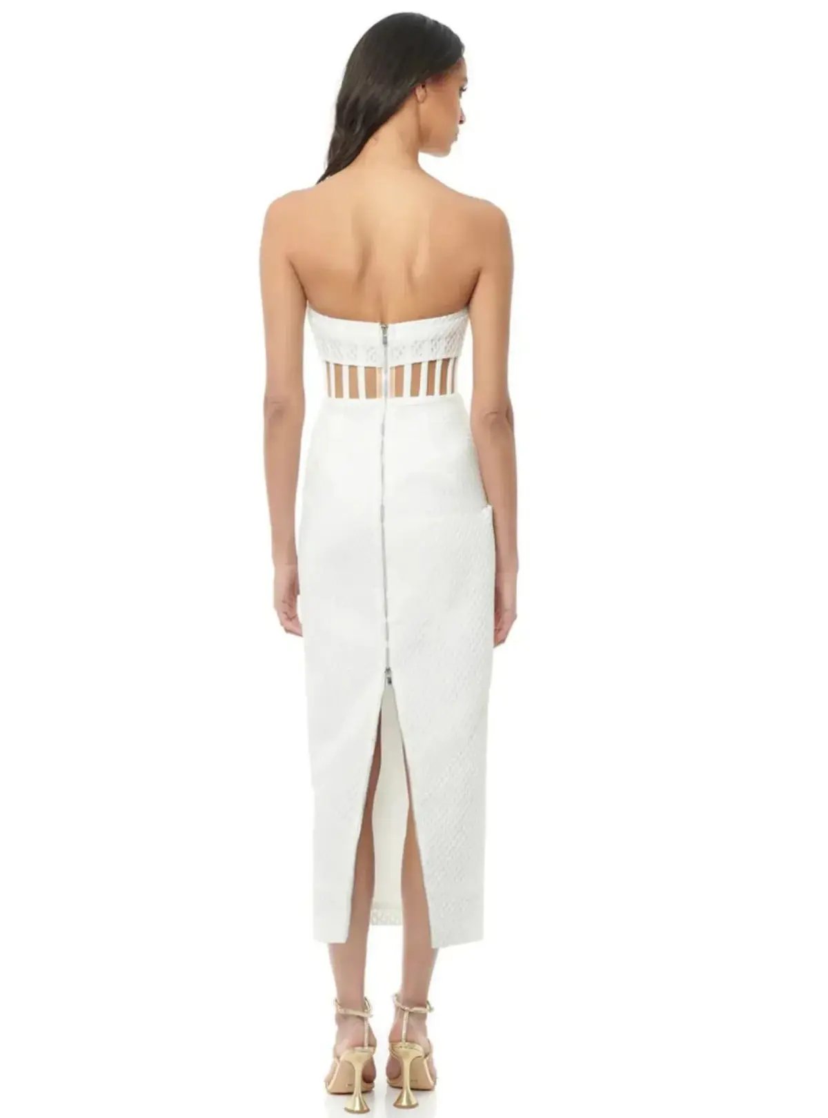 Eliya The Label Zariah Midi Dress White Size S / AU 8 photo 3