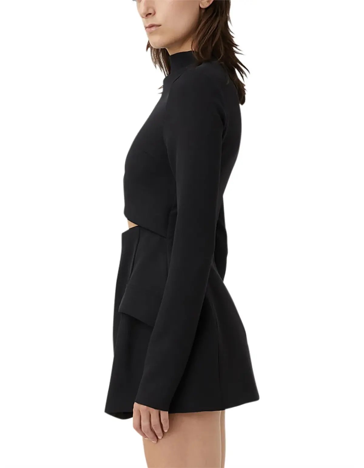 Camilla & Marc Ilona Long Sleeve Mini Dress Black Size 6 photo 4