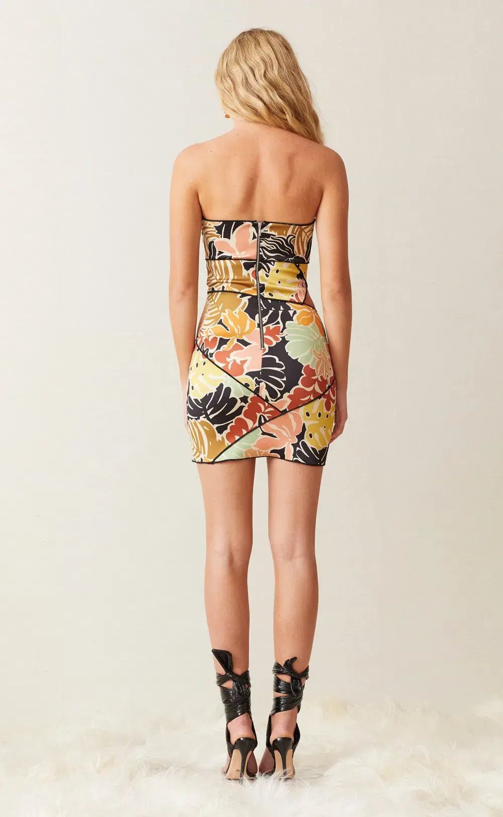 Bec & Bridge Babelini Mini Dress Print Size 8 photo 3