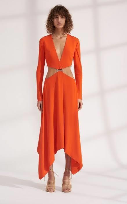 Dion Lee Red Modular E-Hook Dress photo 2