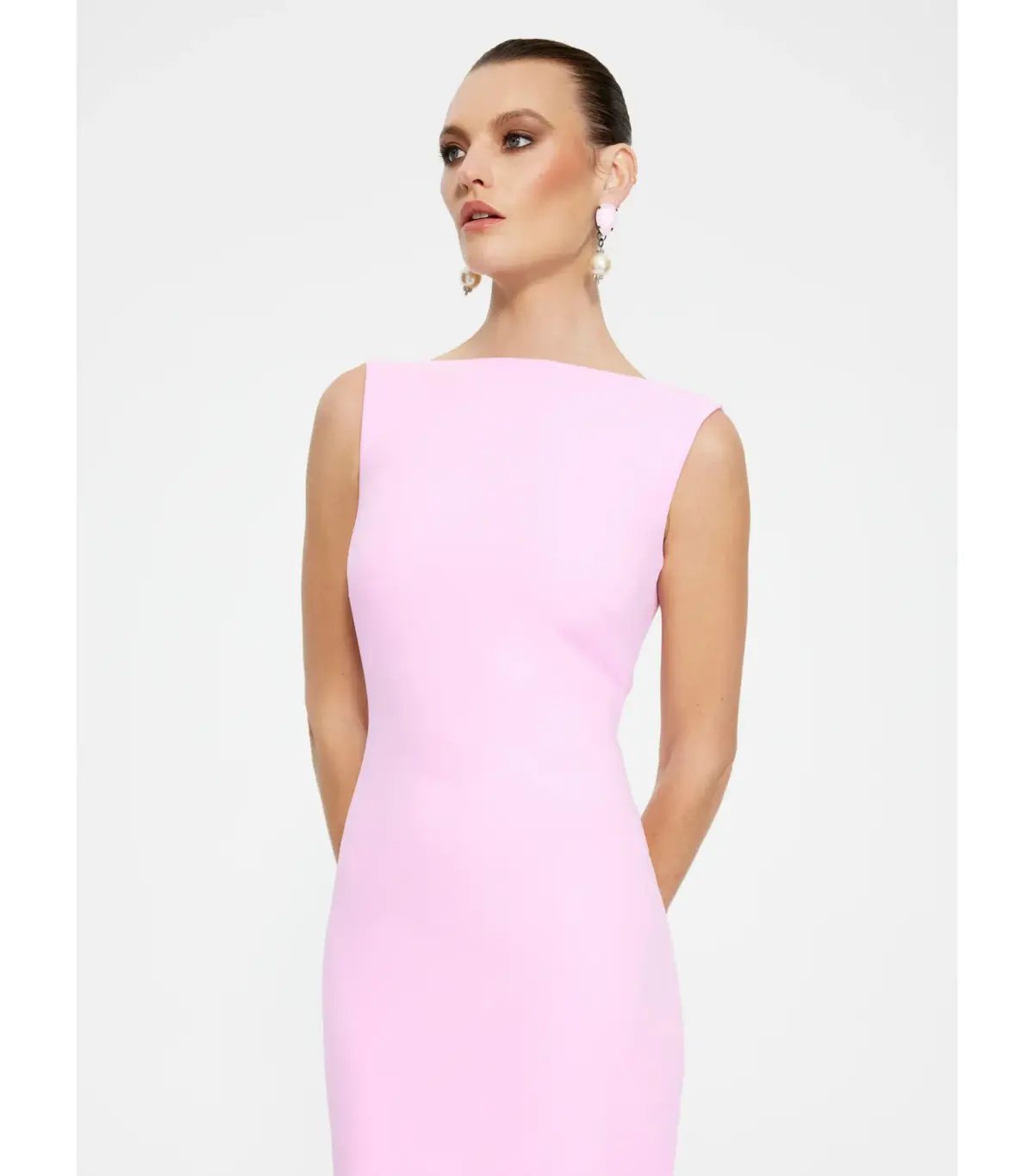Effie Kats Verona Maxi Gown Taffy Pink Size S / AU 8 photo 3