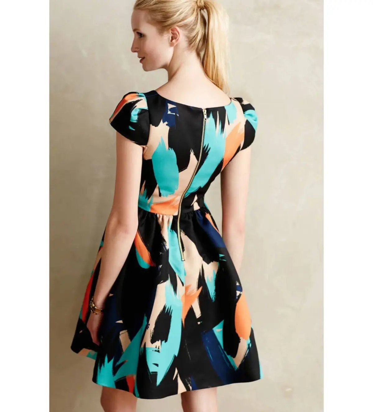 Anthropologie Pinion Mini Dress Multi Size 6 photo 3