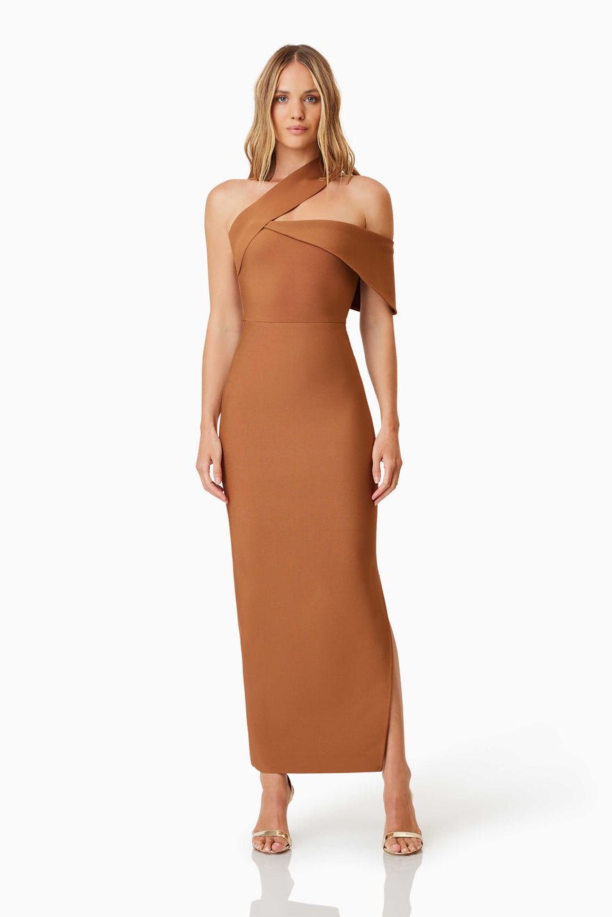 Elliatt Riley Maxi Dress - Bronze photo 3