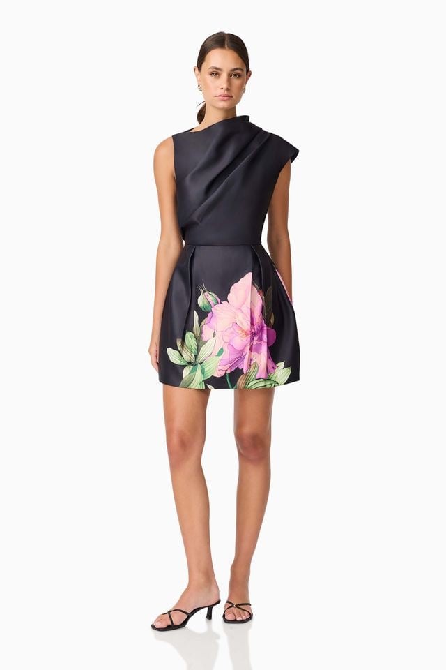 Elliatt Azelie Mini Dress - Black photo 3