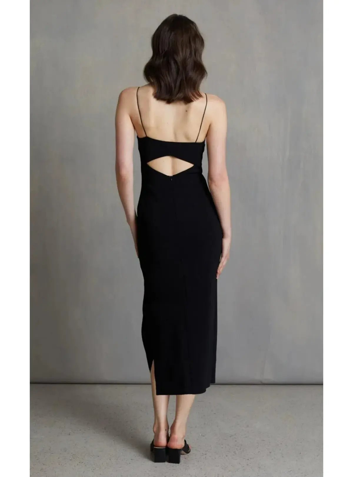Bec & Bridge Be Mine Midi Dress Black Size AU 8 photo 3