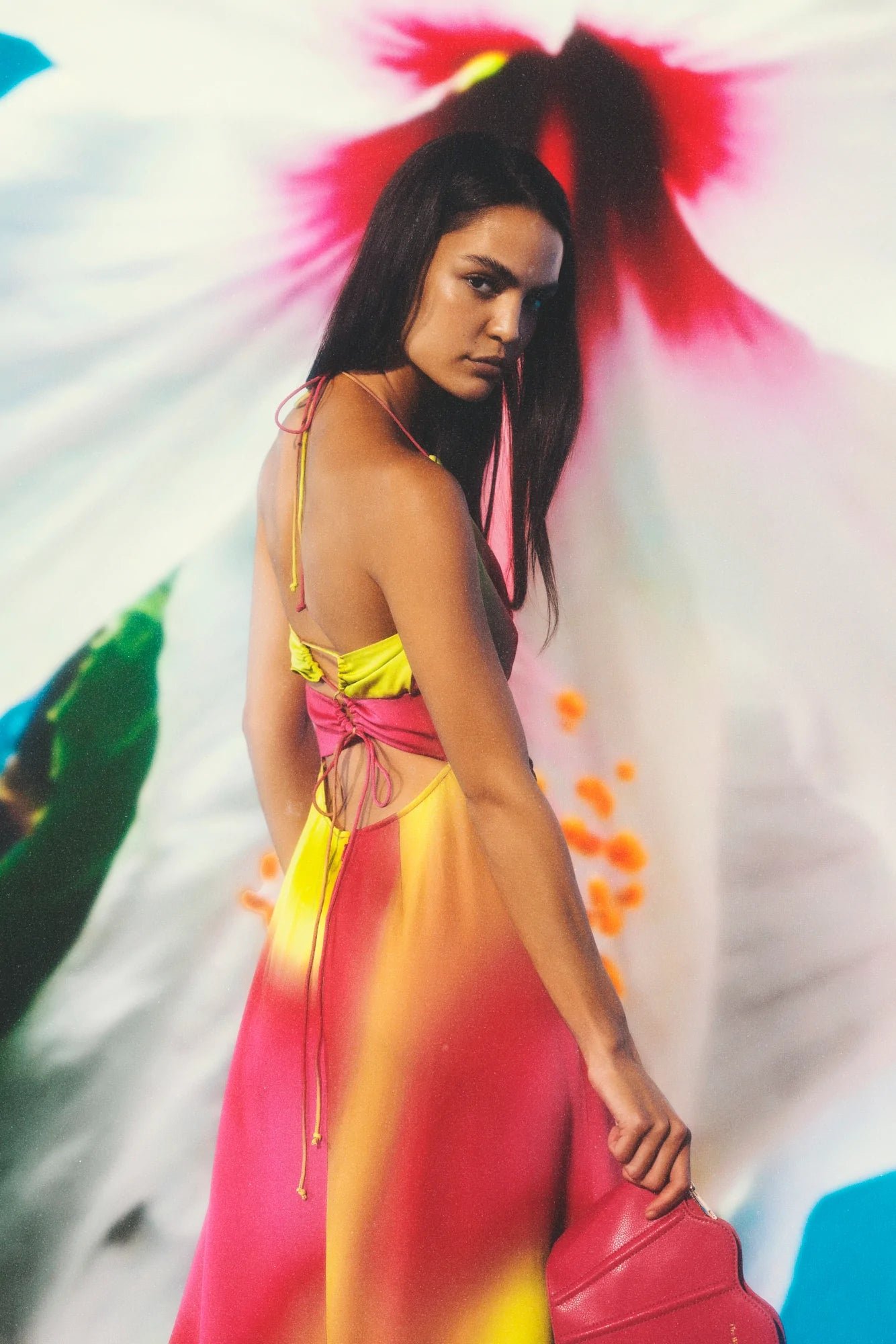 THE WOLF GANG MAKENA MAXI DRESS - LIQUIFY photo 6