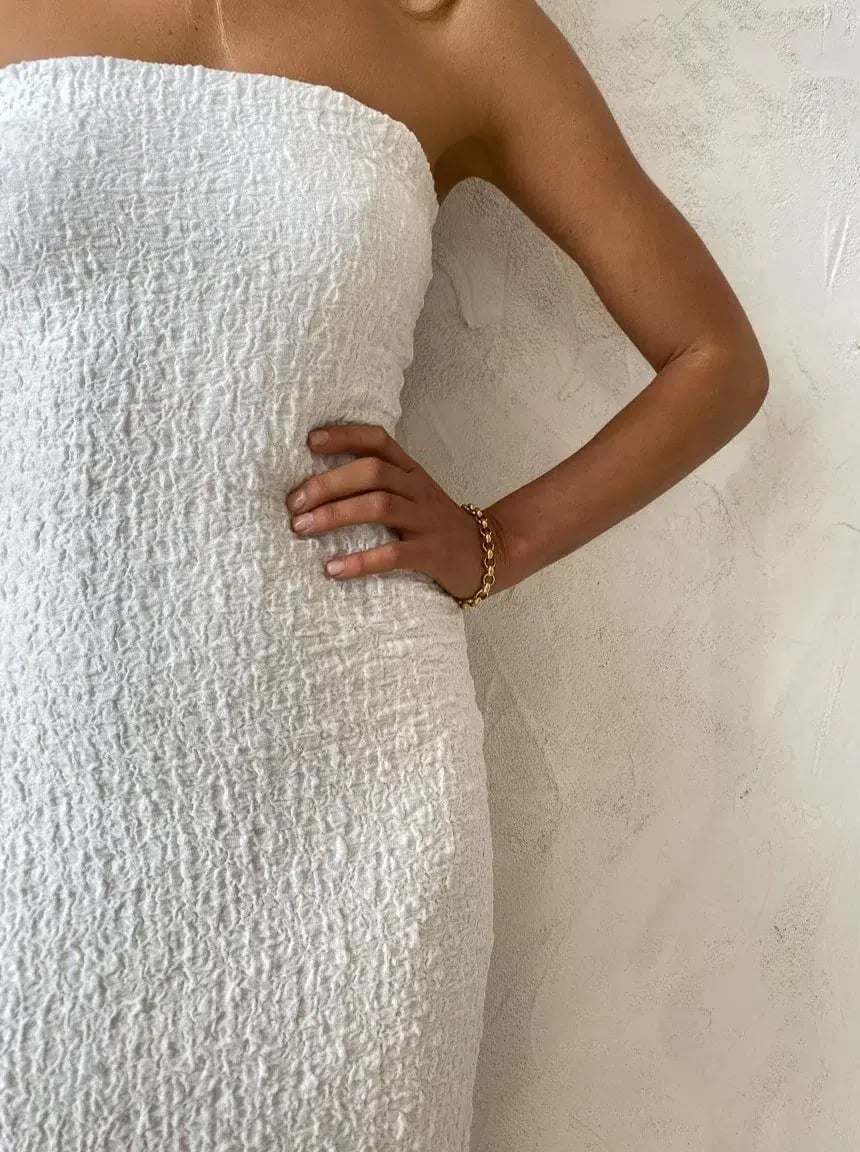 Ownley Petra Dress in Ivory White Size 8 photo 5