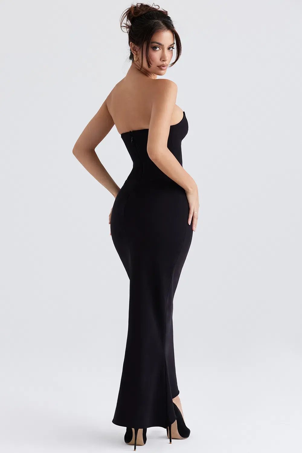 House of CB Sabine Strapless Corset Dress Black Size S / AU 8 photo 4