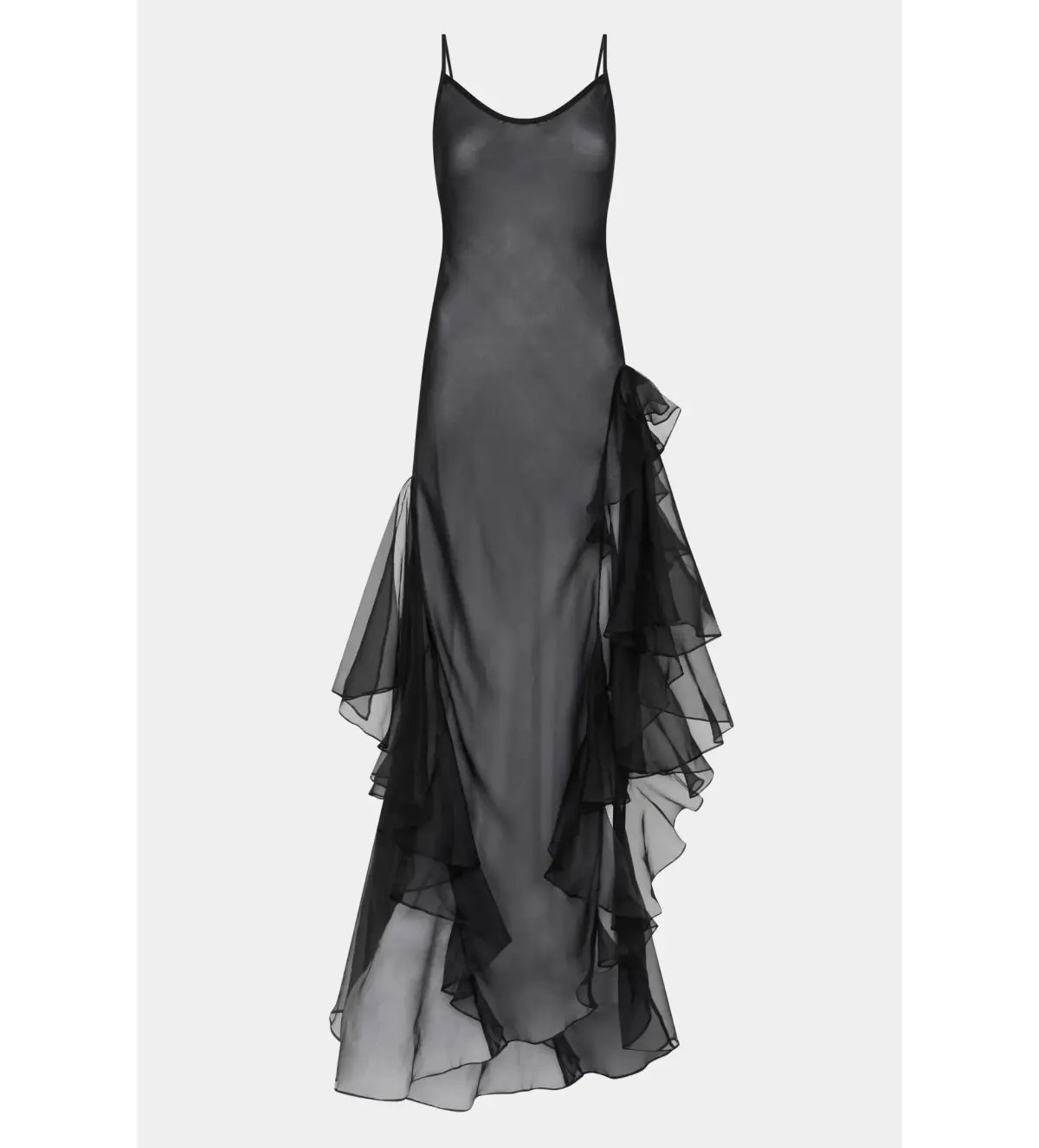 Sir The Label Sage Flounce Gown Black Size 1 / AU 8 photo 7