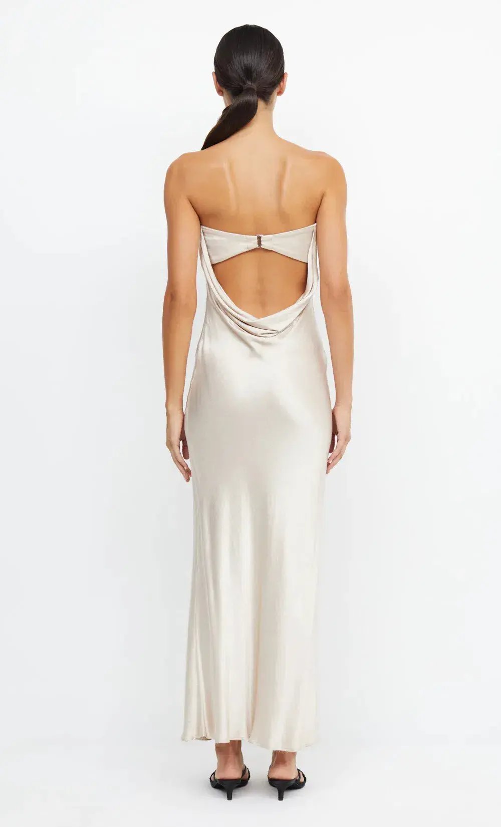 Bec & Bridge Moon Dance Strapless Dress Sand Size AU 8 photo 3