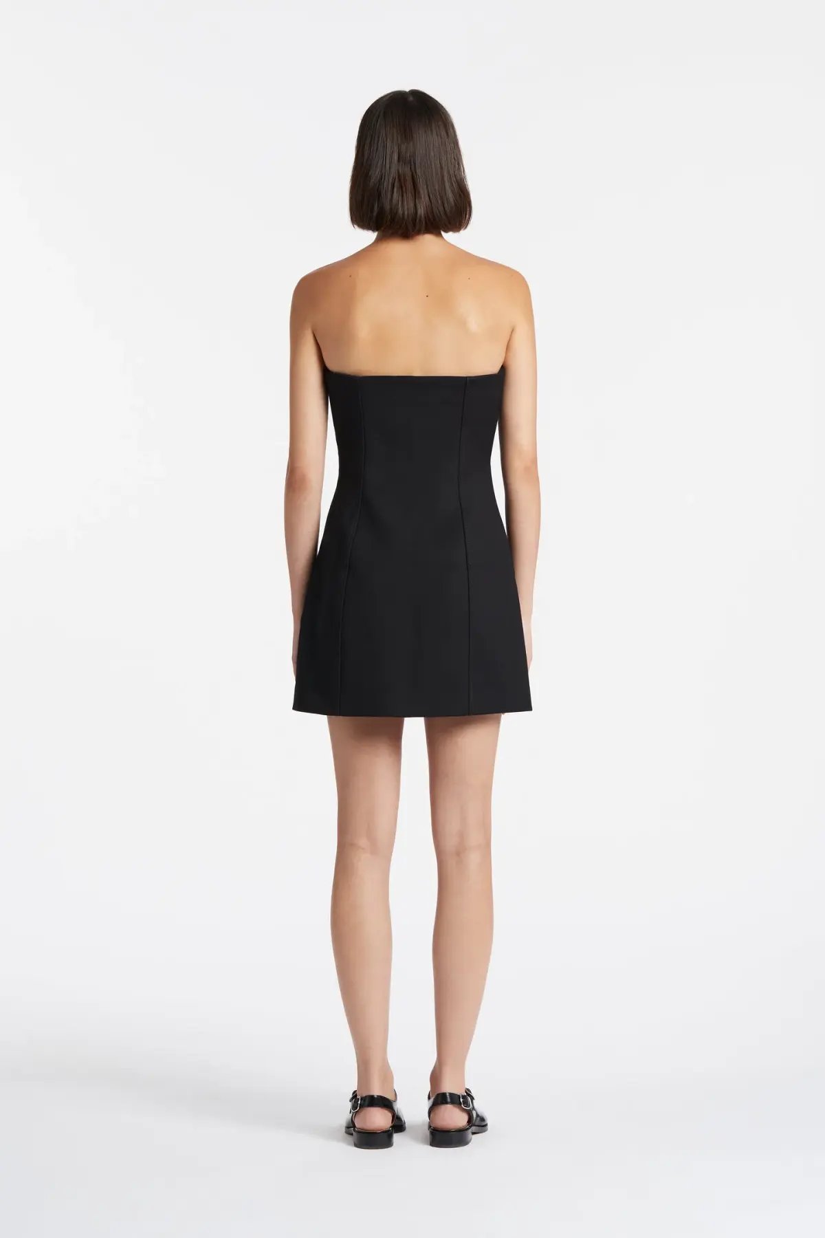 Sir The Label Black Maxe Strapless Mini Dress Black Size 0/AU 6 photo 3